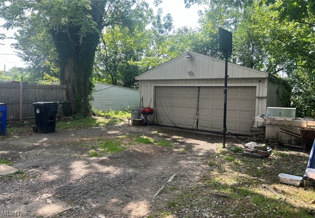 1450 Clearaire Road Cleveland, OH 44110 - Photo 9 of 27 Garage with garage