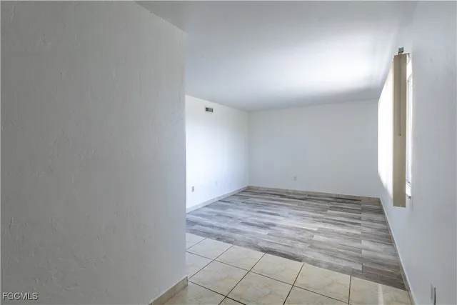 a view of empty room