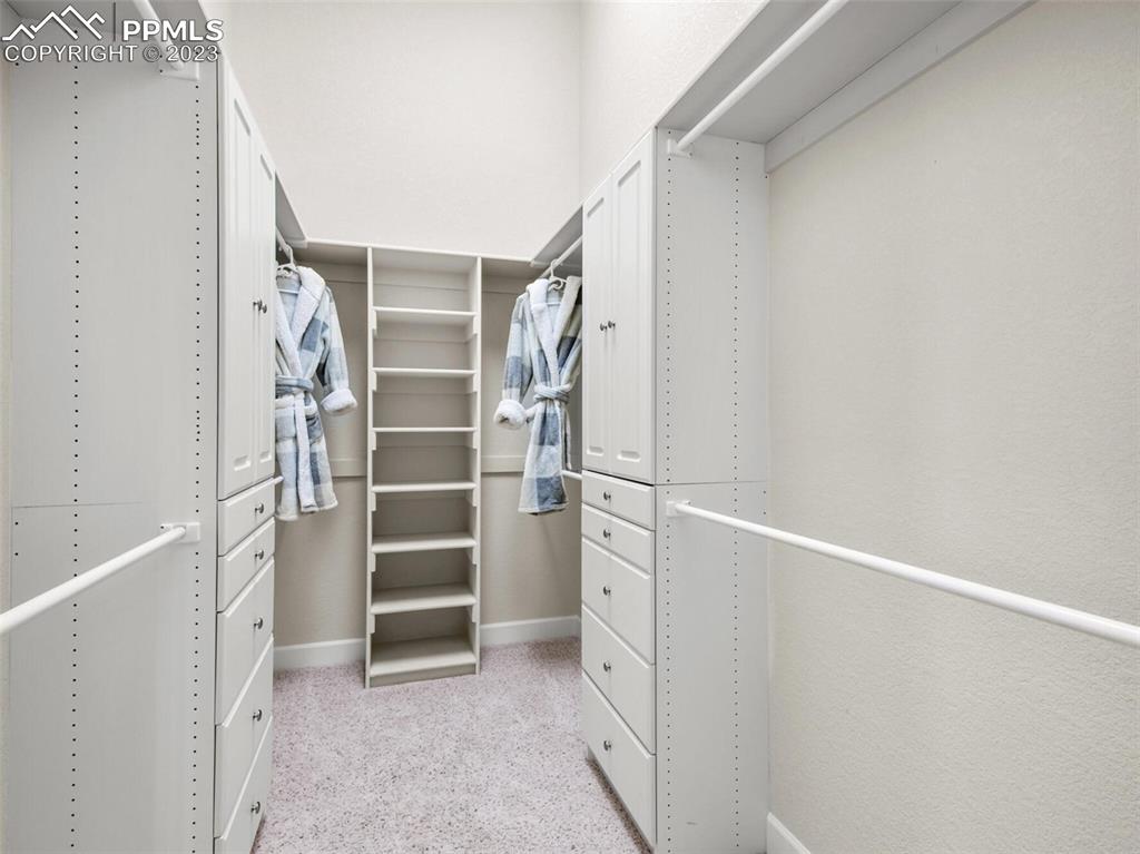 133 Matthew Road Divide, CO 80814 - Photo 15 of 37 a view of walk in closet with empty racks