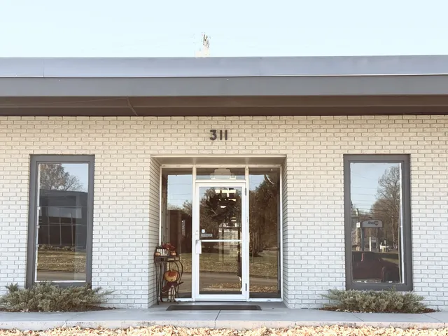 a view of a entryway of the house