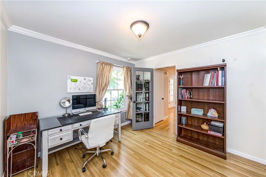 2175 Calavera Place Fullerton, CA 92833 - Photo 18 of 51 a workspace with furniture wooden floor and window