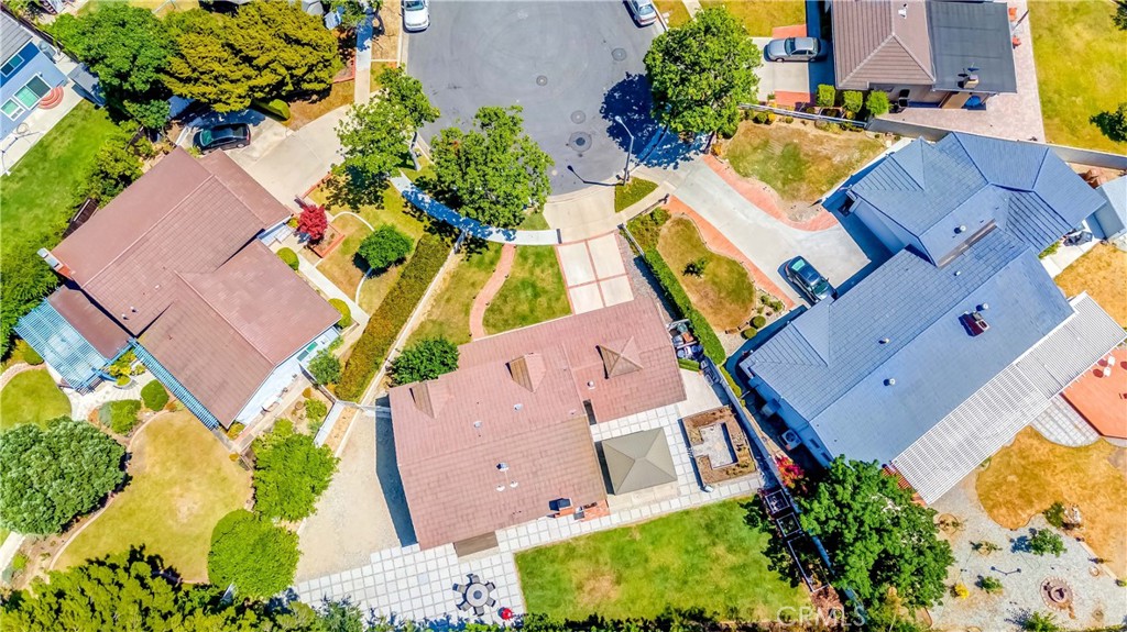 2175 Calavera Place Fullerton, CA 92833 - Photo 50 of 51 an aerial view of residential houses with outdoor space