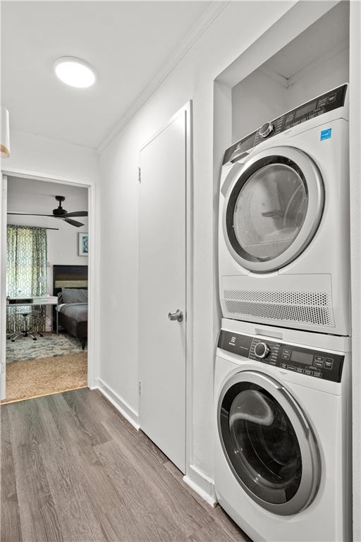 1738 Duke Road Atlanta, GA 30341 - Photo 22 of 23 a view of a storage & utility room with washer and dryer