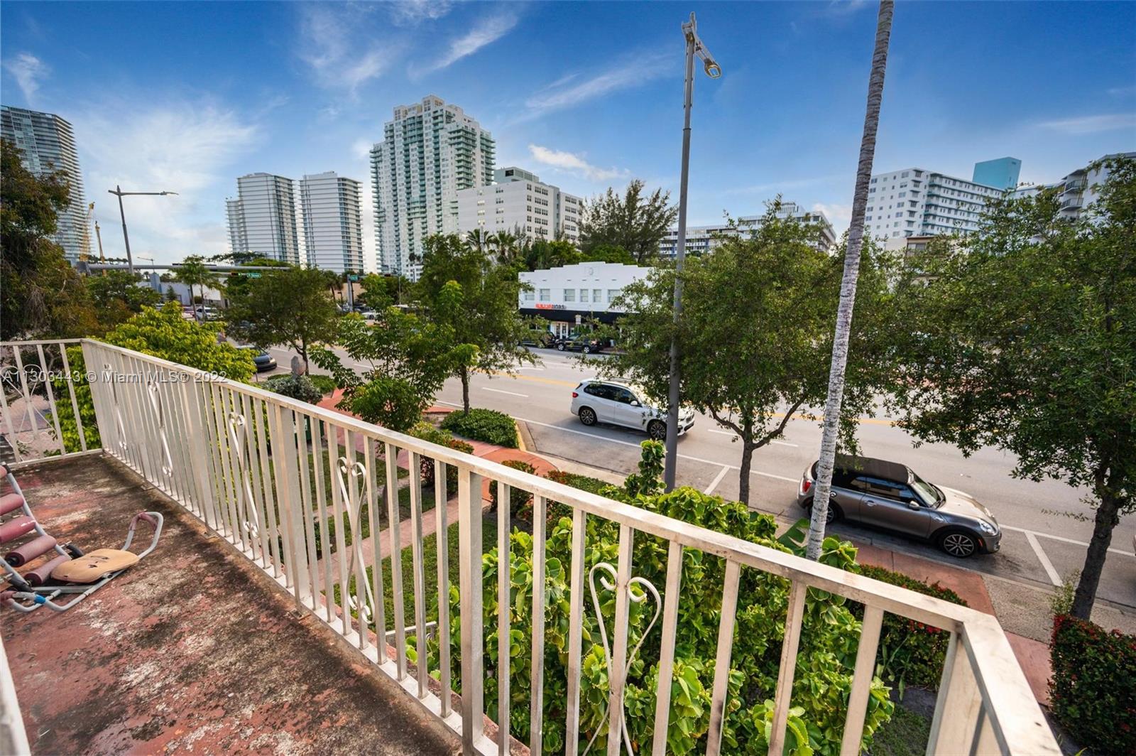 825 Alton Road, Unit 7 Miami Beach, FL 33139 - Photo 5 of 8 a view of a city from a balcony