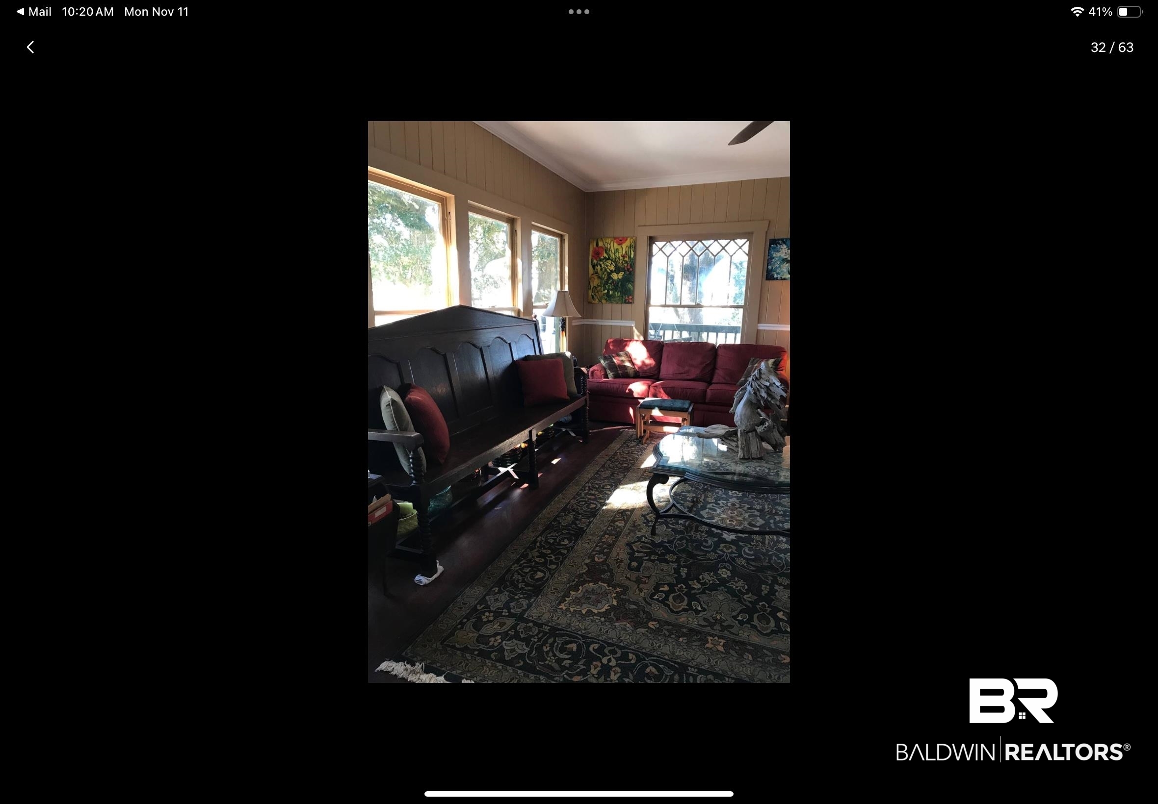 11352 Barner Road Foley, AL 36535 - Photo 6 of 23 Living room featuring ceiling fan and crown molding