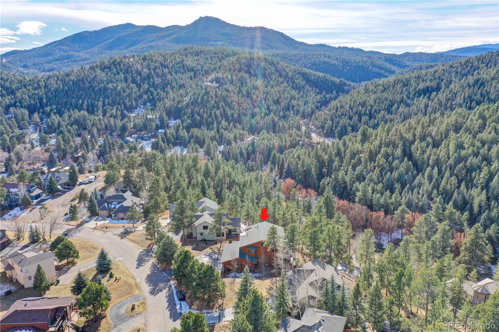 27164 Sun Ridge Drive Evergreen, CO 80439 - Photo 40 of 40 a view of a and mountain
