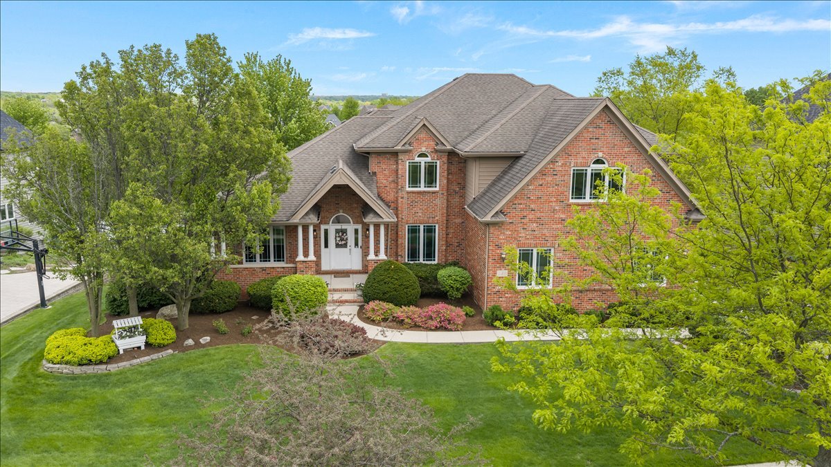 430 Alberosky Way Batavia, IL 60510 - Photo 1 of 49 a aerial view of a house with swimming pool garden and patio