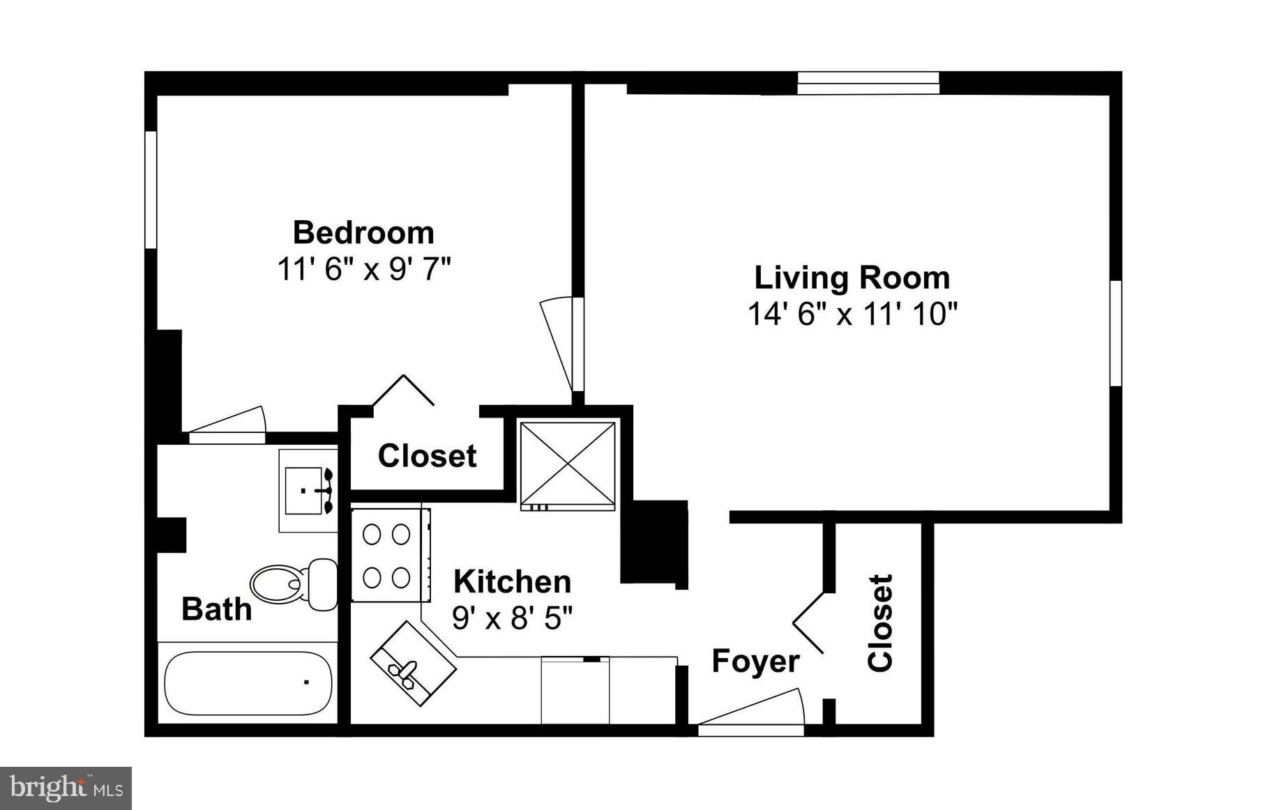 1322 15th Street Northwest, Unit B2 Washington, DC 20005 - Photo 15 of 15 Floor Plan