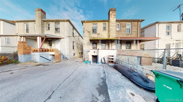a view of a large building with large windows