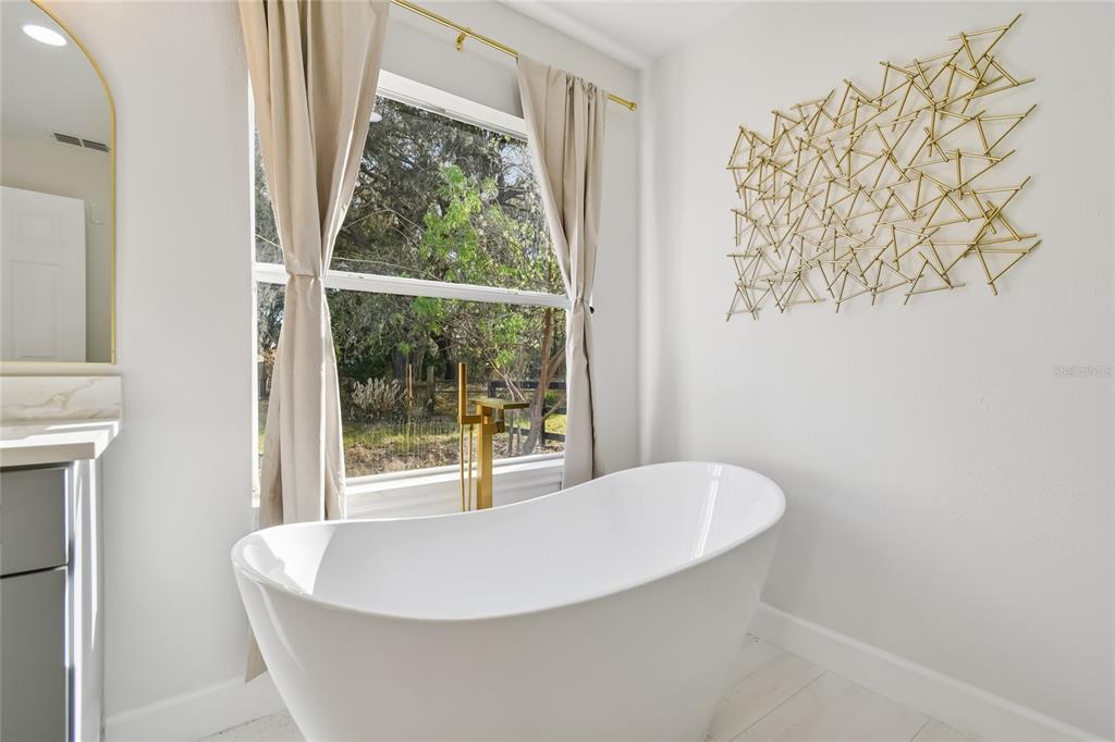 2513 North Valrico Road Seffner, FL 33584 - Photo 24 of 76 a white bath tub sitting in a bathroom next to a window