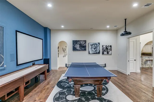 en view interior of a house and wooden floor