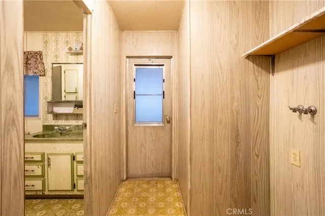 a view of a bathroom with a shower curtain