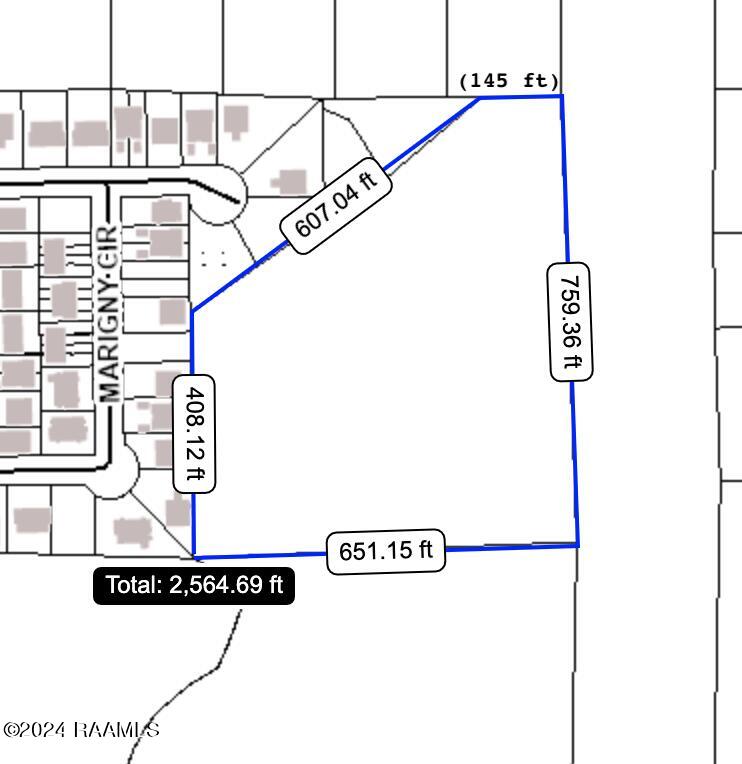 5100 Blk W Congress Street, Unit A Scott, LA 70506 - Photo 3 of 3 5100 BLK W Congress A lot dimensions