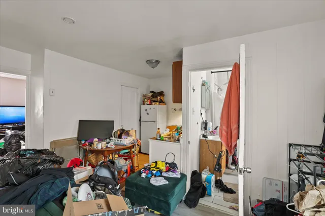 a view of a workspace with furniture and toys
