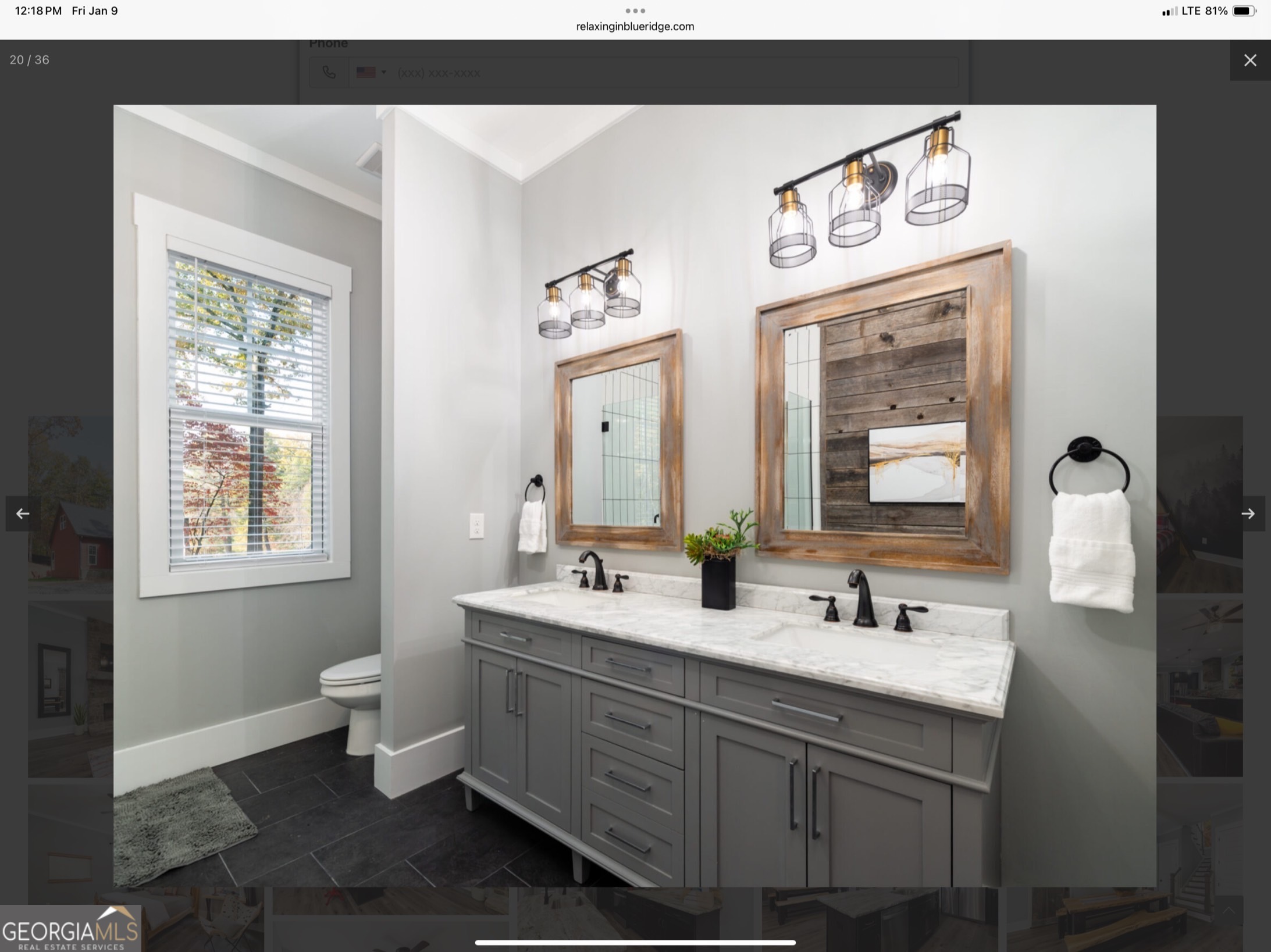 2055 Star Creek Road Morganton, GA 30560 - Photo 16 of 39 a bathroom with a toilet sink and mirror