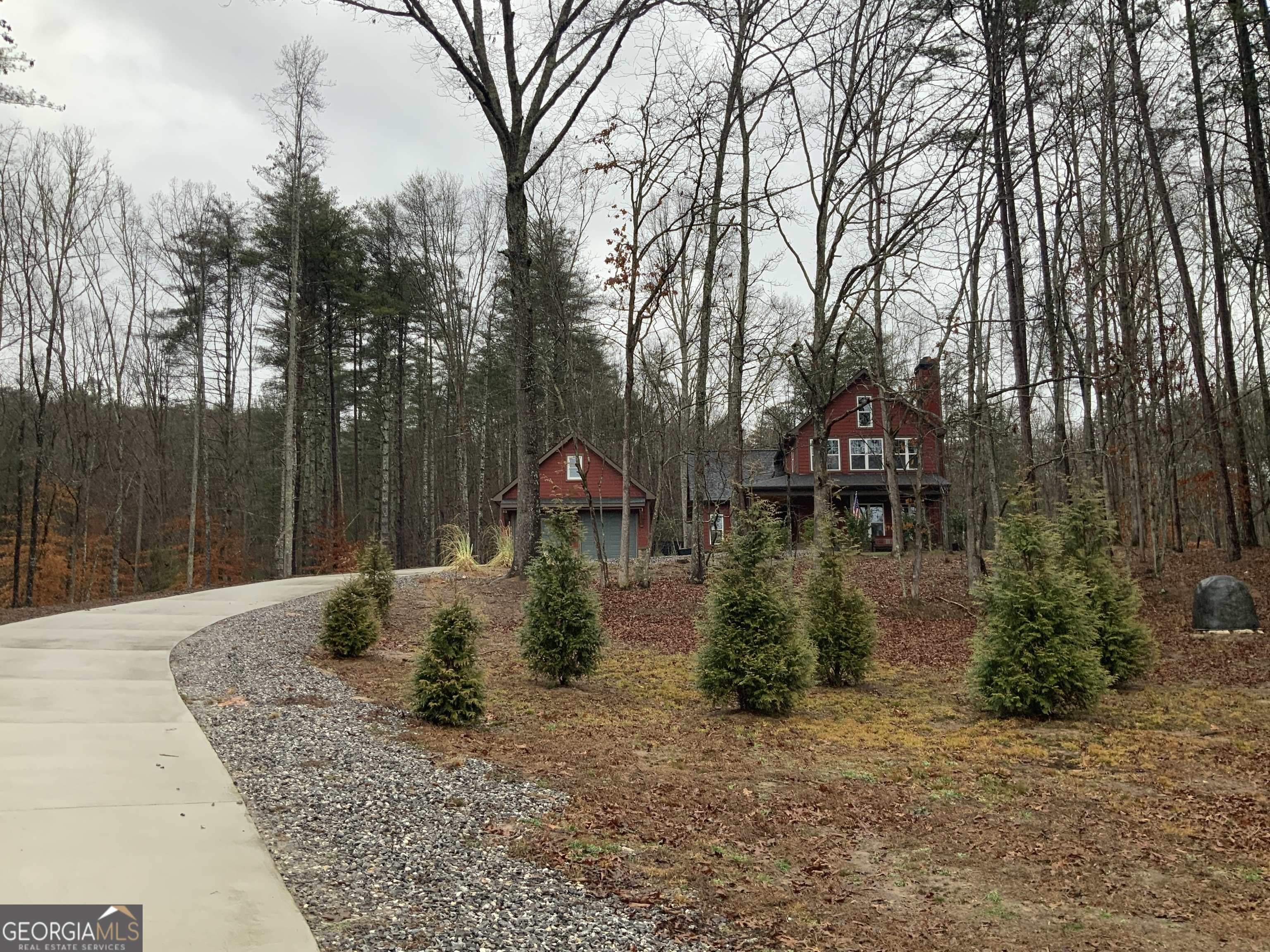 2055 Star Creek Road Morganton, GA 30560 - Photo 39 of 39 a front view of a house with garden