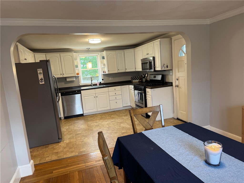 516 Church Avenue Warwick, RI 02889 - Photo 7 of 41 Kitchen Open to Formal Dining