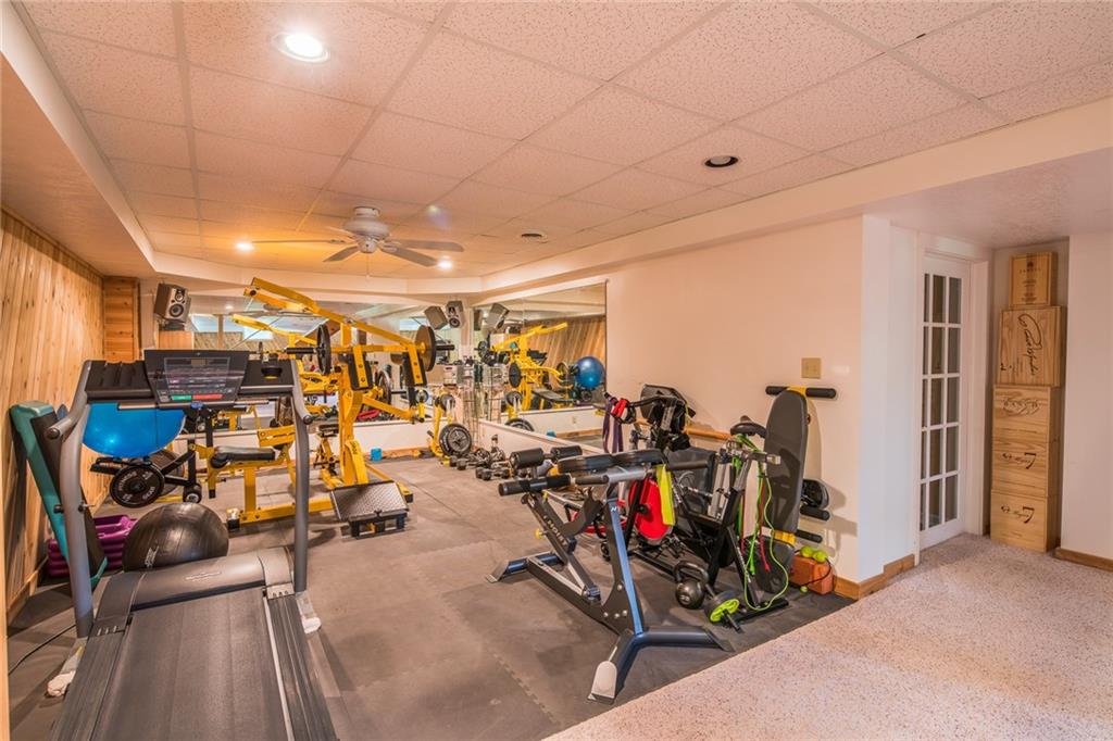 166 Colonial Drive Clinton, PA 15026 - Photo 17 of 24 Fully equipped exercise room!!