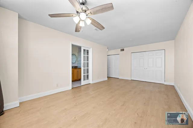 a view of an empty room