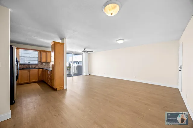 a view of a kitchen with a stove