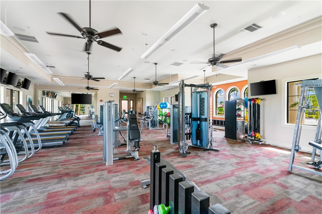 4229 Silver Maple Way Vero Beach, FL 32967 - Photo 35 of 36 a view of a room with gym equipment