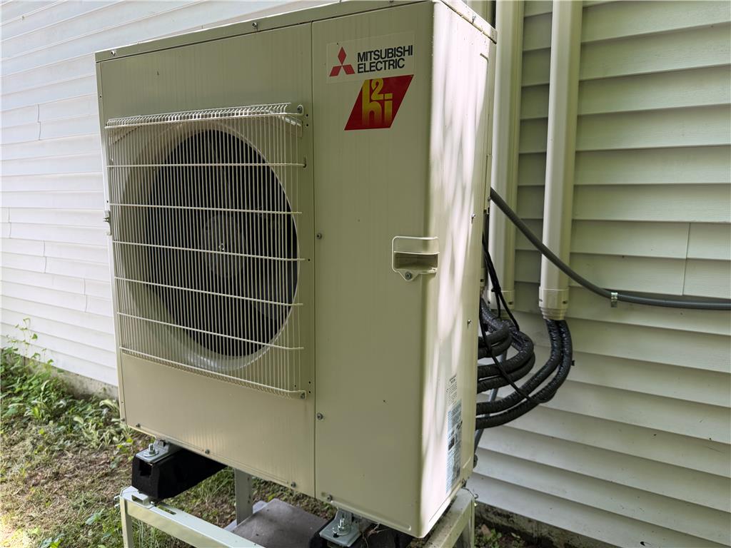 60 Sassafras Road Lehighton, PA 18235 - Photo 36 of 36 Essential climate control provided by this robust Mitsubishi Electric unit, keeping interiors comfortable year-round.