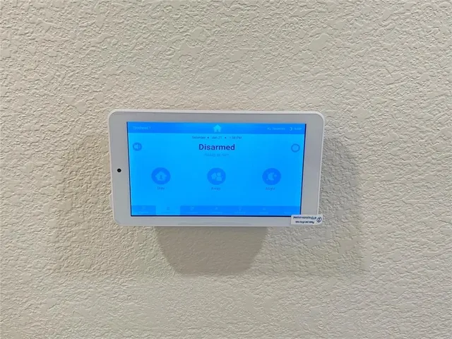 a view of an empty room