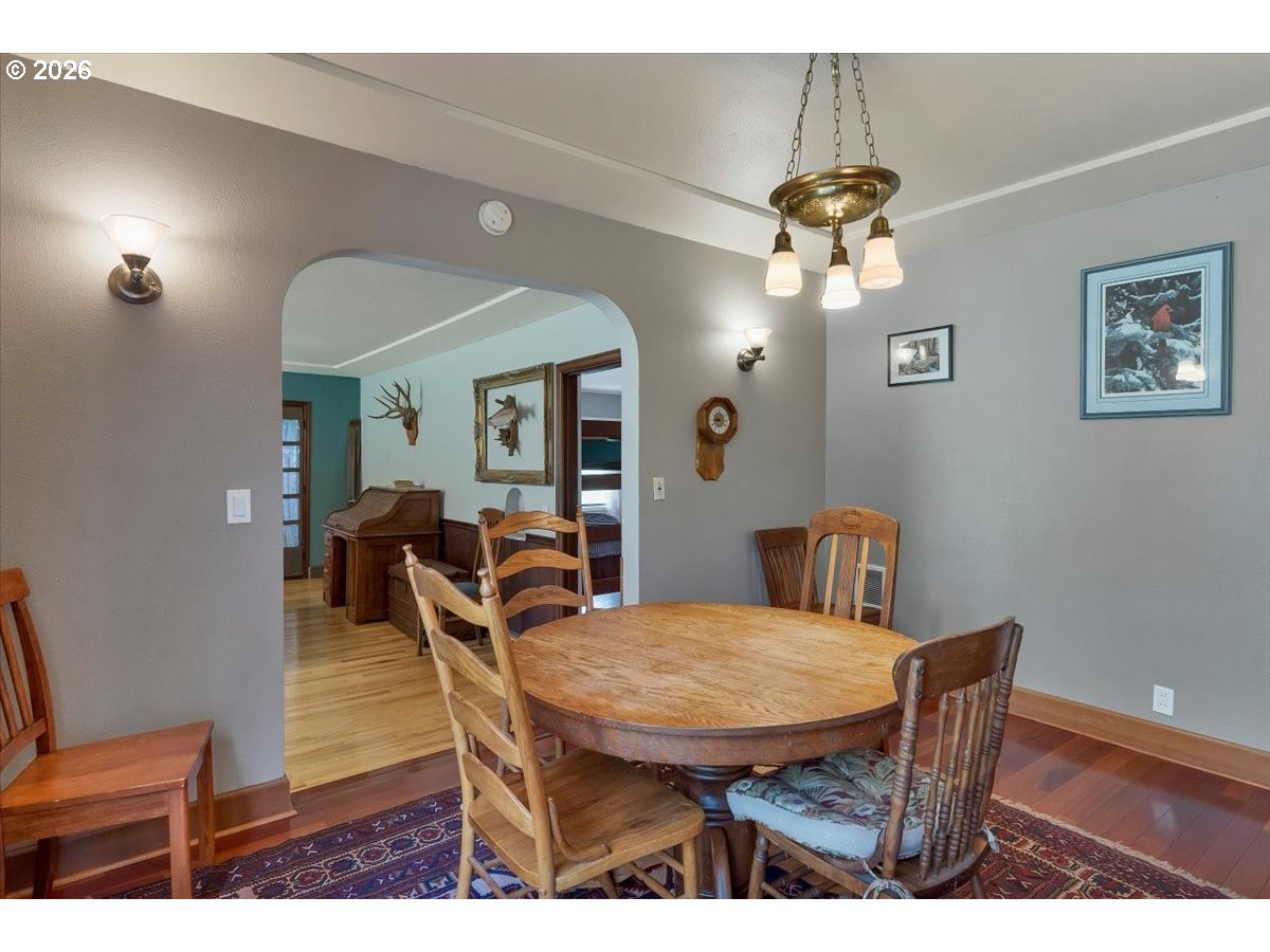 162 Riverside Drive Idanha, OR 97350 - Photo 13 of 37 a view of a dining room with furniture and wooden floor