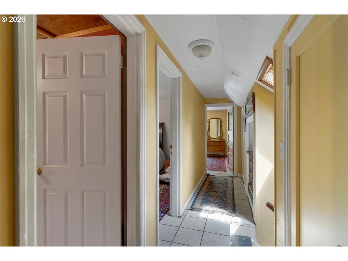 162 Riverside Drive Idanha, OR 97350 - Photo 24 of 37 a view of a hallway with wooden floor and entryway