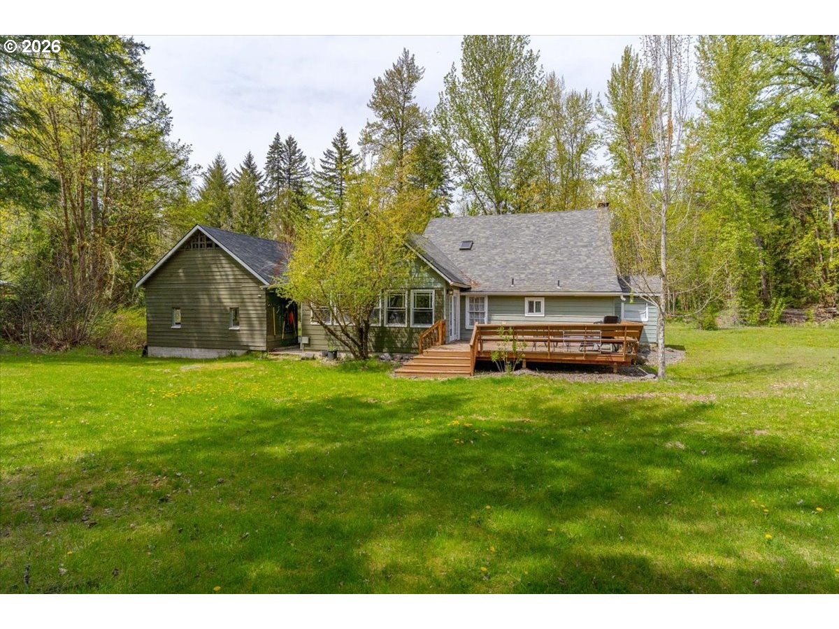 162 Riverside Drive Idanha, OR 97350 - Photo 33 of 37 a view of a house with a yard and trees