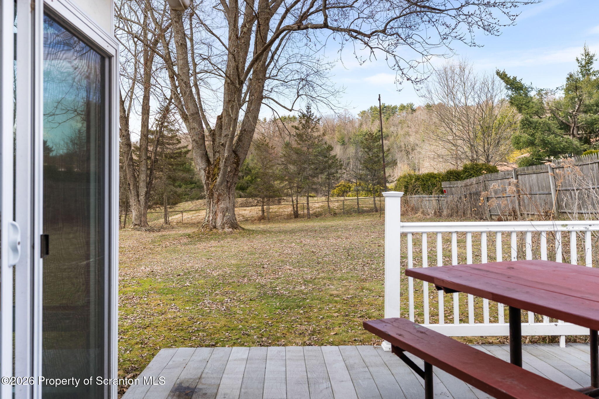 139 N Road Windsor, NY 13865 - Photo 29 of 44 a view of a wooden deck with a backyard