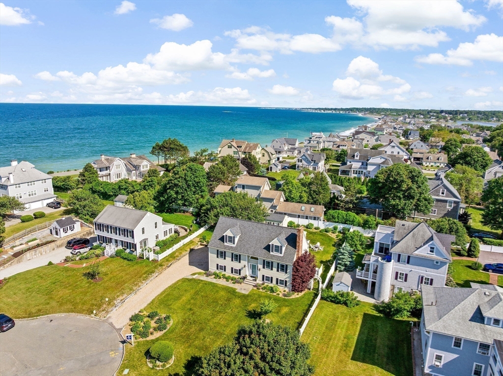 5 Cliff Estates Road Scituate, MA 02066 - Photo 42 of 42 an aerial view of residential houses with outdoor space and ocean view