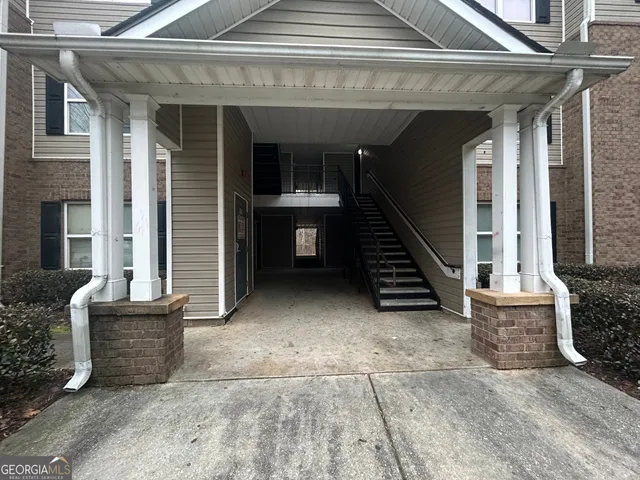 a view of a entryway door of the house