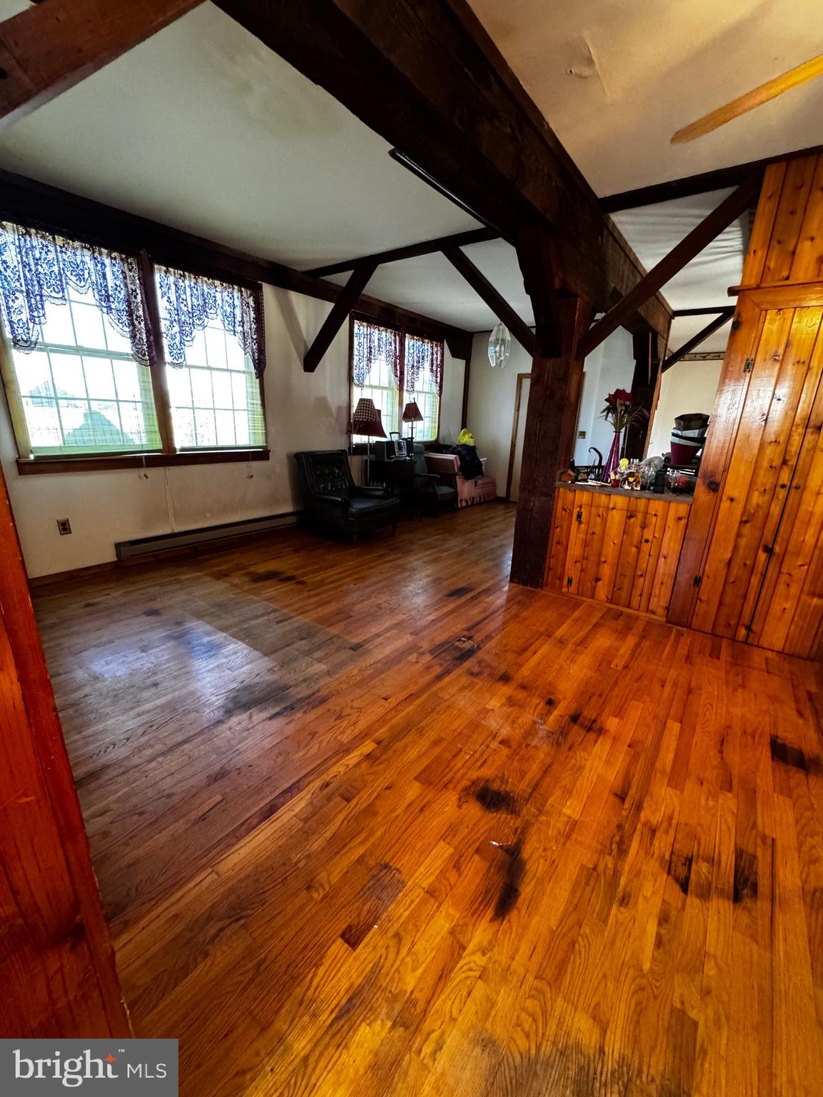 18 Province Line Road New Egypt, NJ 08533 - Photo 2 of 15 an empty room with wooden floor and windows