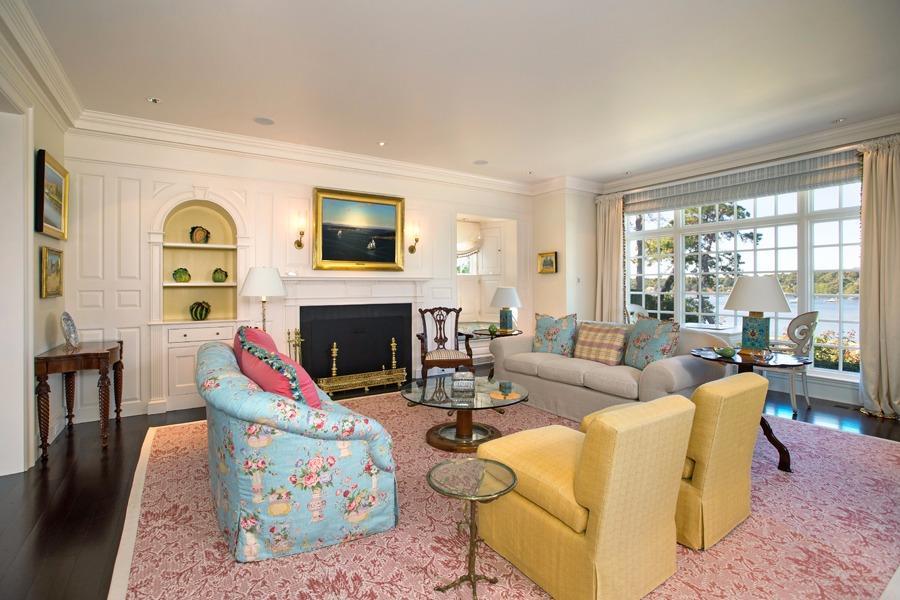 260 North Bay Road Osterville, MA 02655 - Photo 11 of 35 a living room with fireplace furniture and a large window