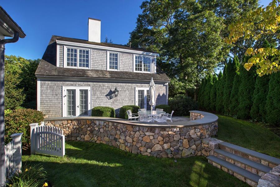 260 North Bay Road Osterville, MA 02655 - Photo 32 of 35 a front view of house and yard and green space