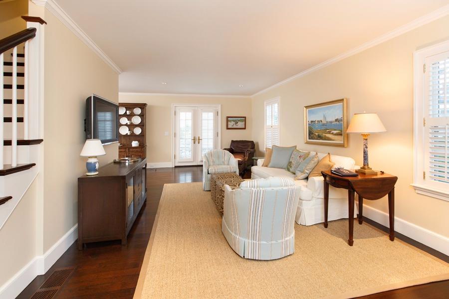 260 North Bay Road Osterville, MA 02655 - Photo 33 of 35 a living room with furniture a lamp and a potted plant