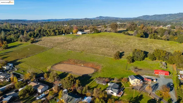 a view of an ocean and a mountain