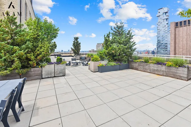 a view of outdoor space with seating area
