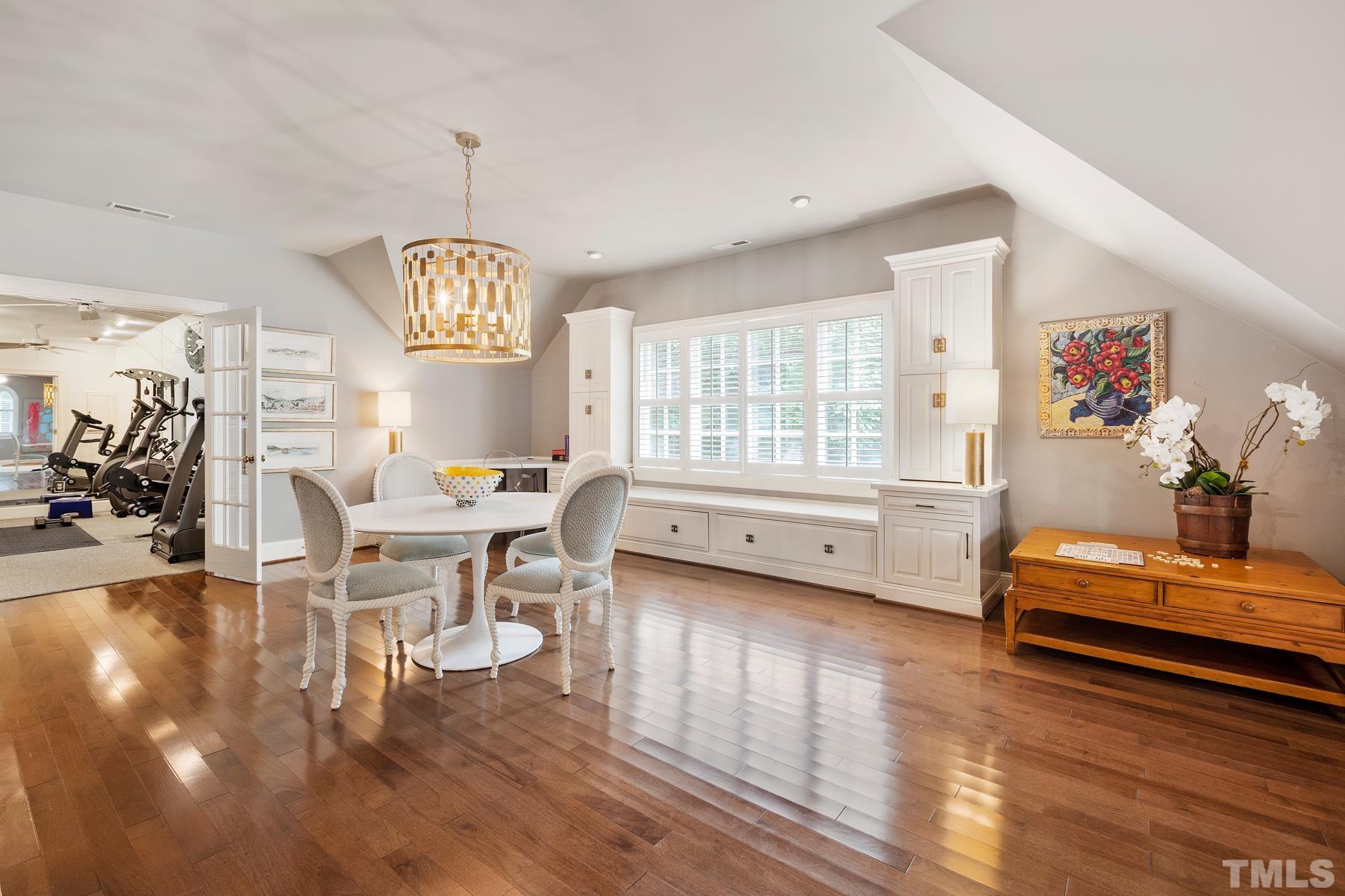 1430 Chester Road Raleigh, NC 27608 - Photo 29 of 39 a view of a dining room with furniture window and wooden floor