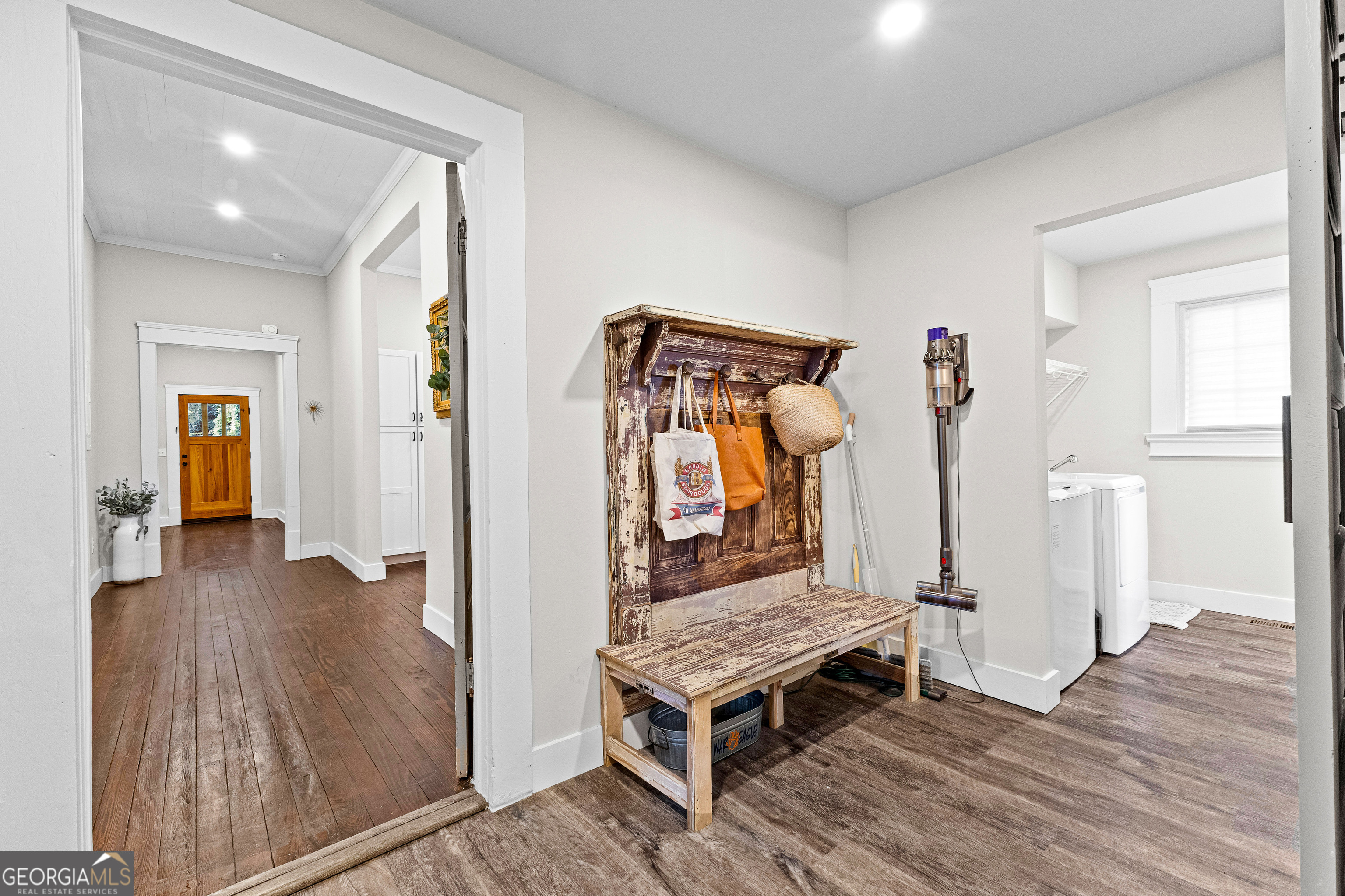 96 Griffin Street Grantville, GA 30220 - Photo 39 of 63 a view of living room with furniture and wooden floor