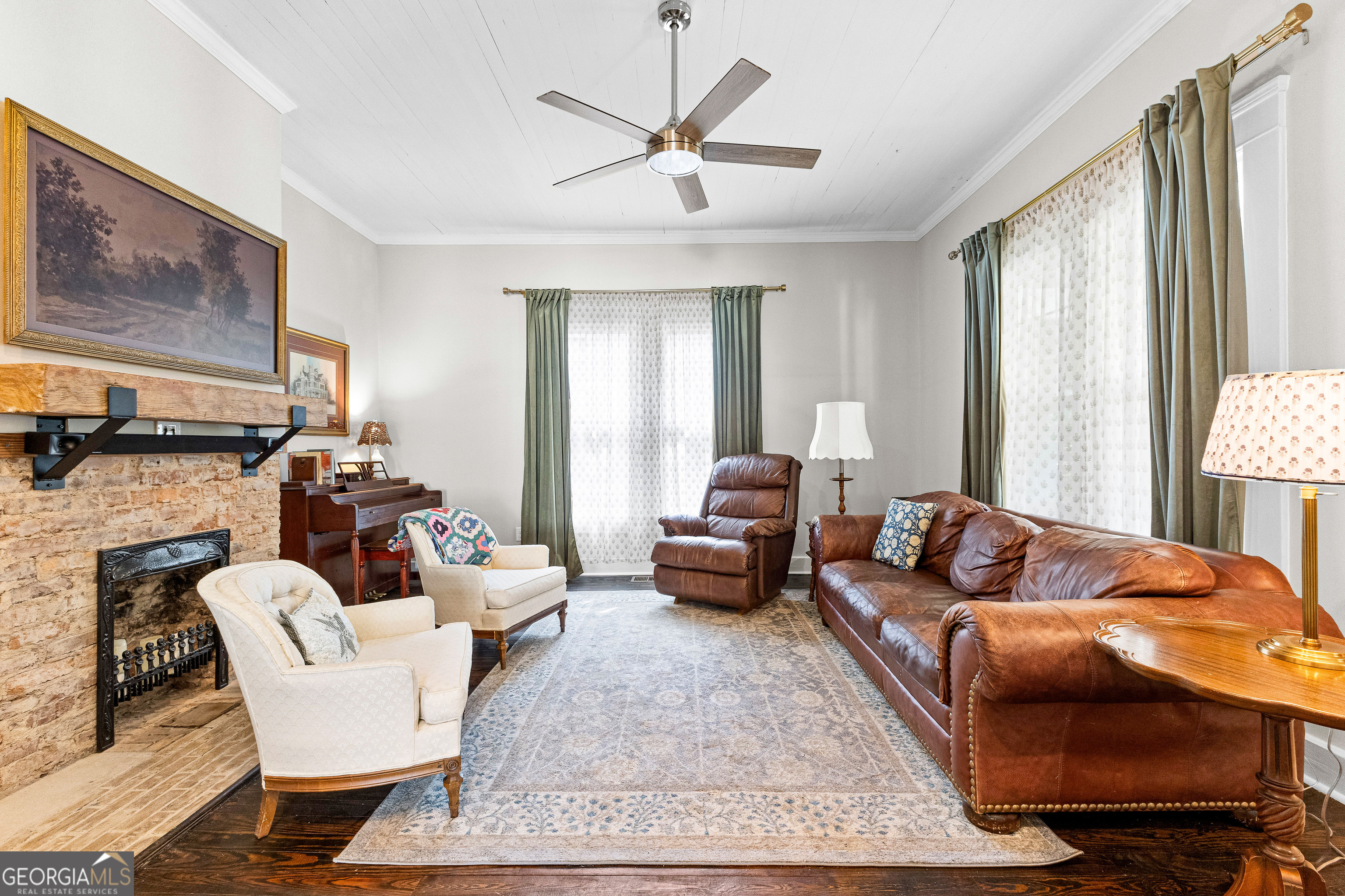 96 Griffin Street Grantville, GA 30220 - Photo 10 of 63 a living room with furniture and a large window