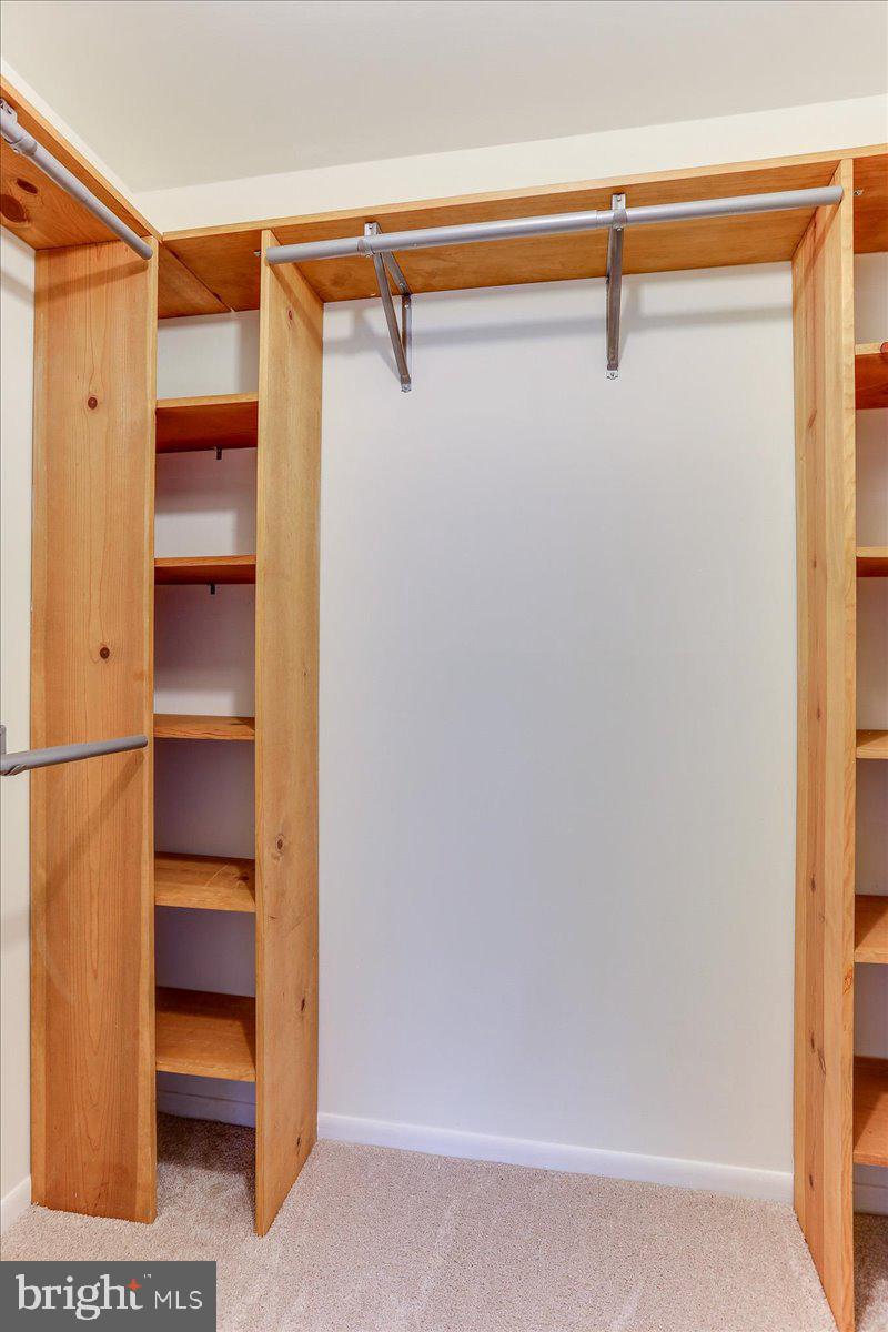 11823 Breton Court, Unit 2B Reston, VA 20191 - Photo 19 of 21 a view of walk in closet with empty racks
