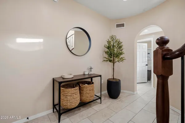 a view of a bench in garage