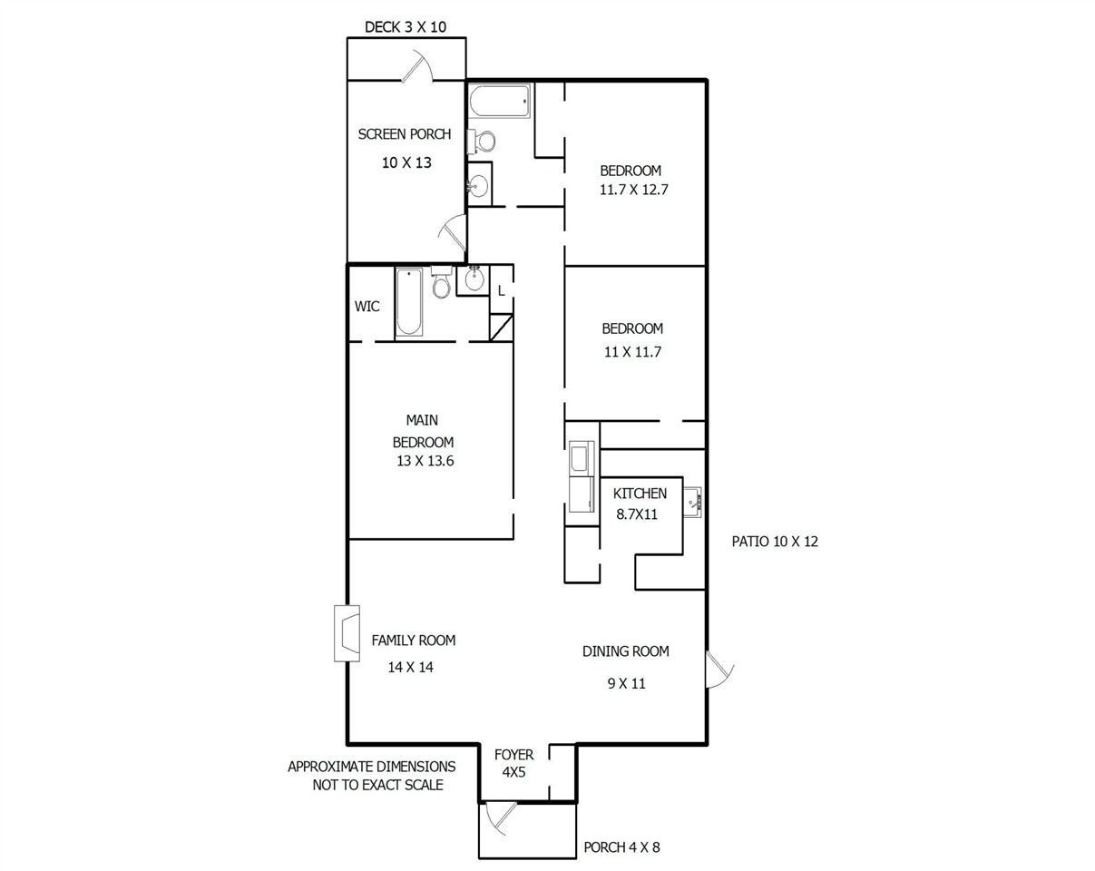 1064 Mills Street Raleigh, NC 27608 - Photo 24 of 24 Floor Plan