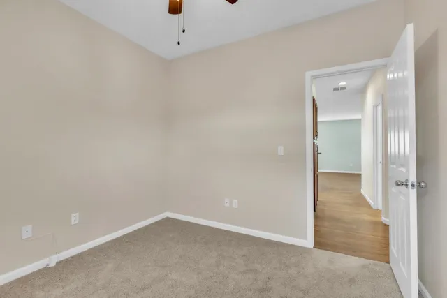 a view of an empty room