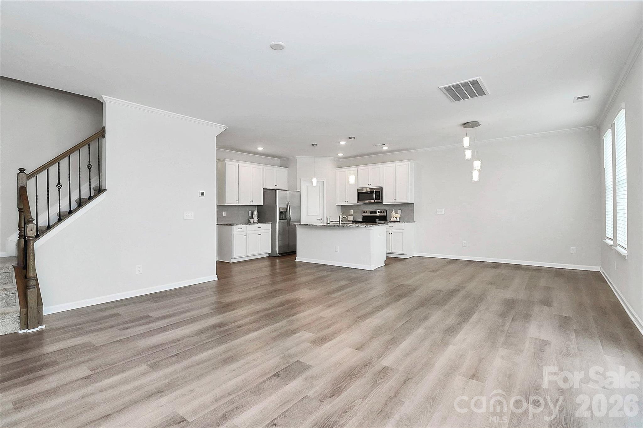 769 River Park Road Belmont, NC 28012 - Photo 18 of 41 a view of kitchen with wooden floor