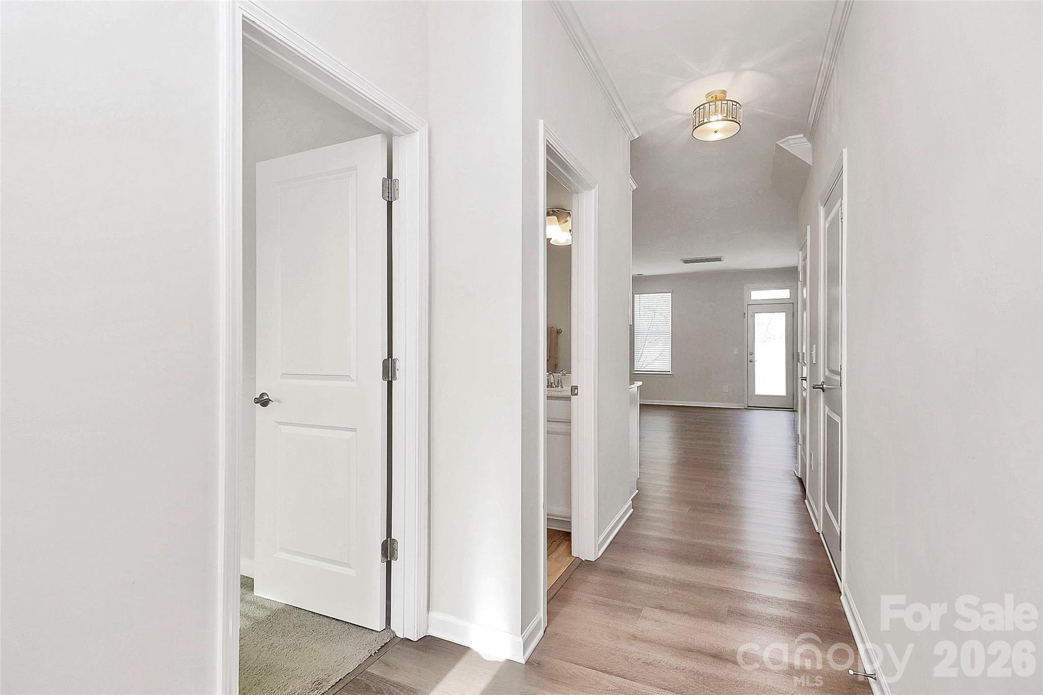 769 River Park Road Belmont, NC 28012 - Photo 4 of 41 a view of a hallway with wooden floor