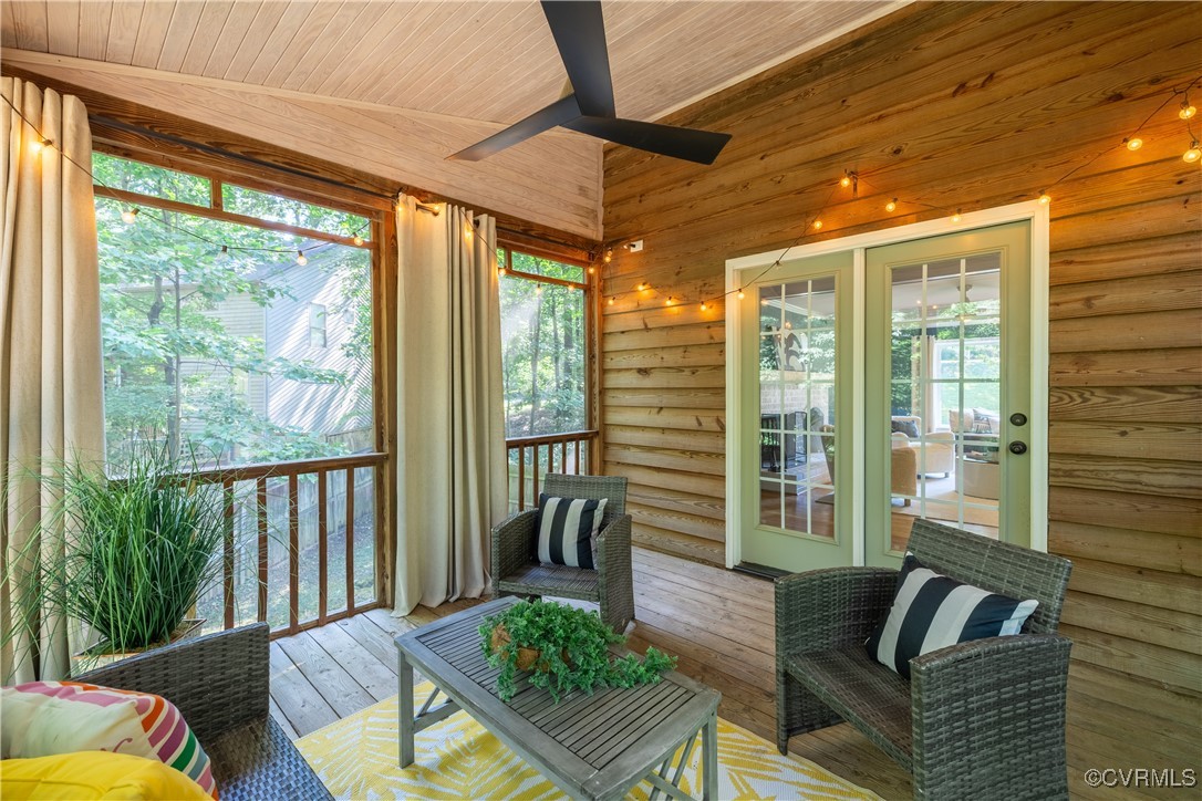 8301 Spring Meadow Road North Chesterfield, VA 23235 - Photo 11 of 50 a outdoor living space with furniture and a potted plant