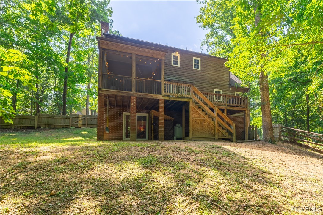 8301 Spring Meadow Road North Chesterfield, VA 23235 - Photo 49 of 50 a view of a house with a yard